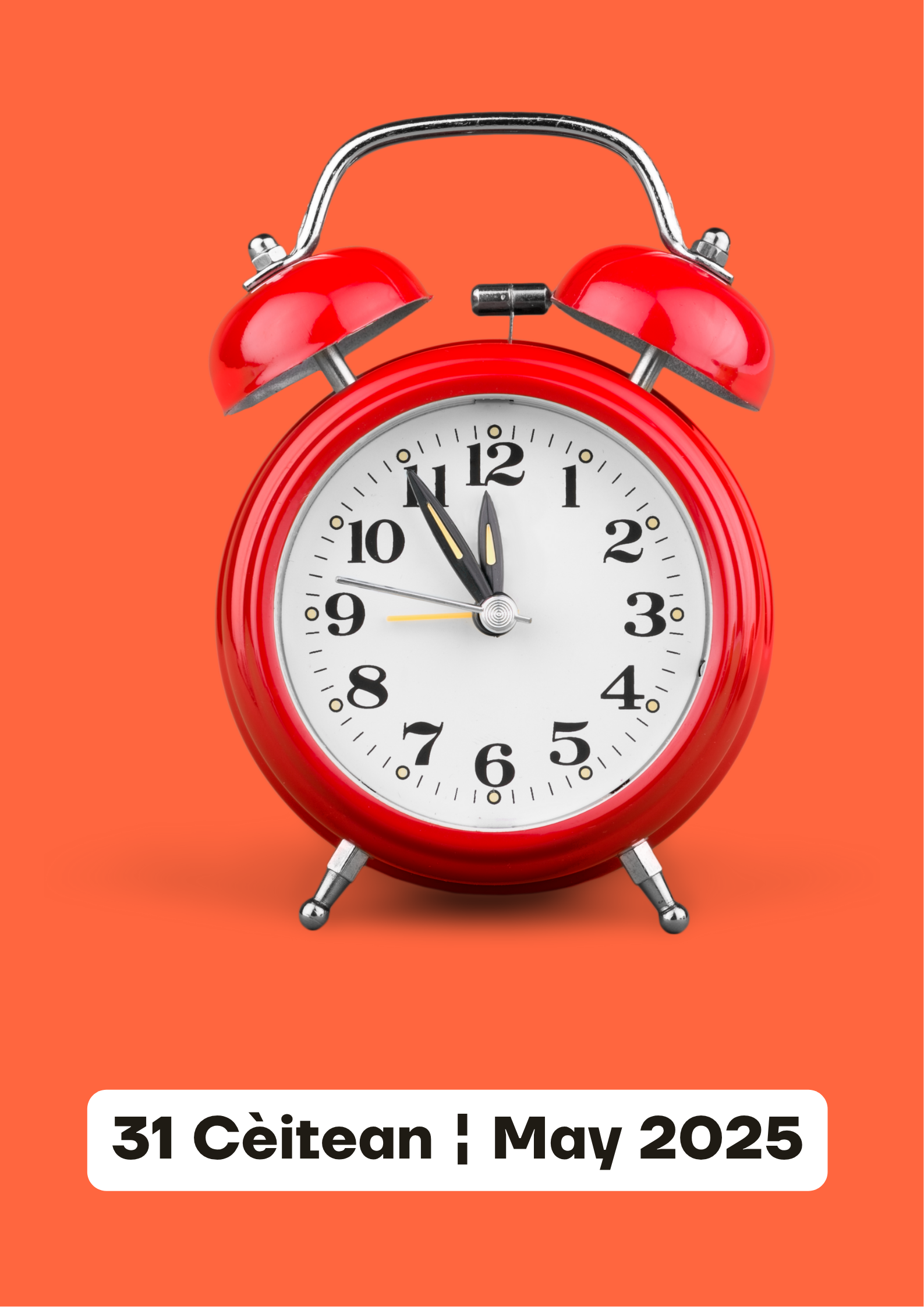 Deadline reminder poster