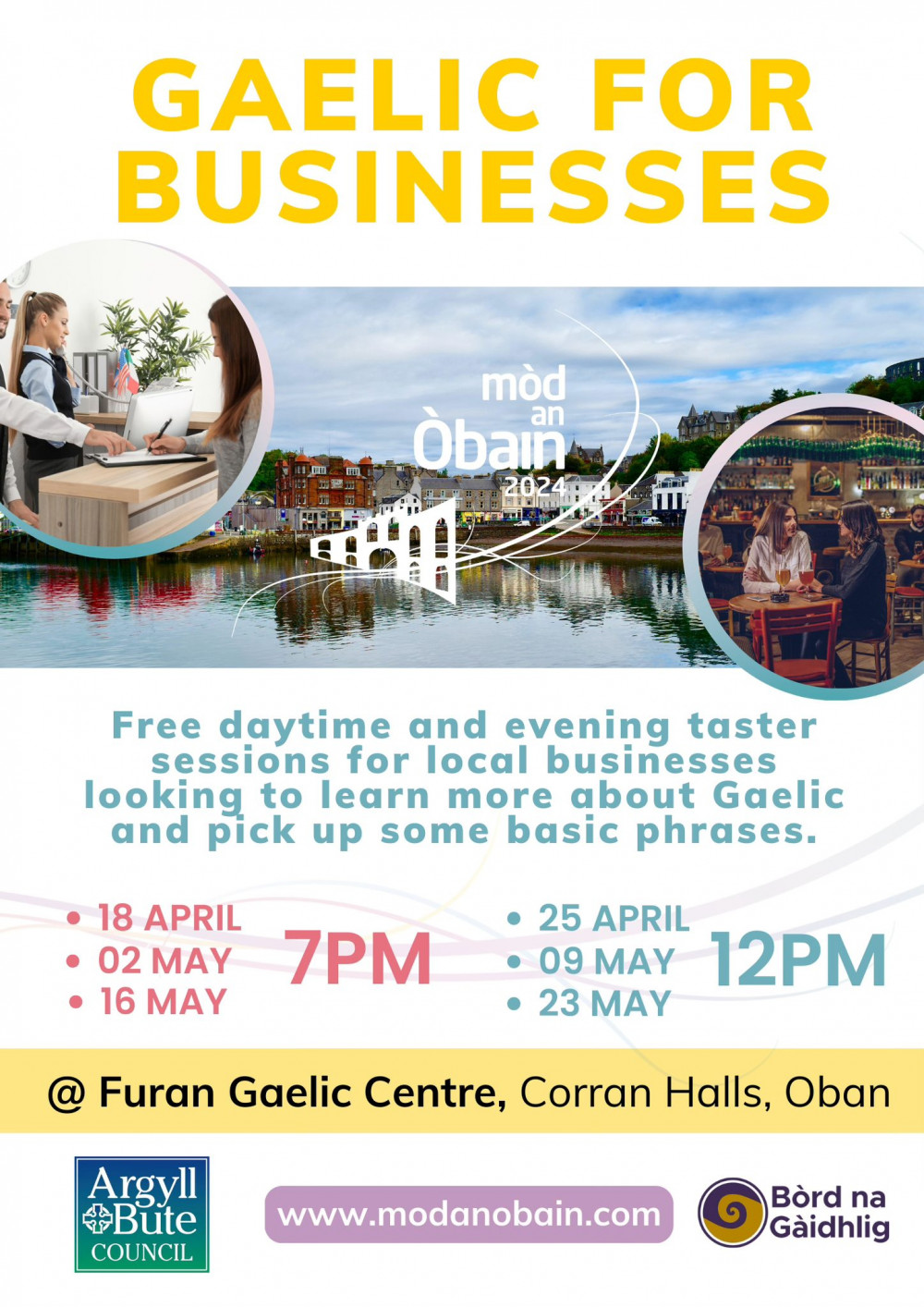 Gaelic Taster Sessions for Oban Businesses